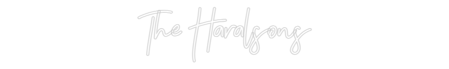 CREATE YOUR OWN WEDDING NEON SIGN The Haralsons