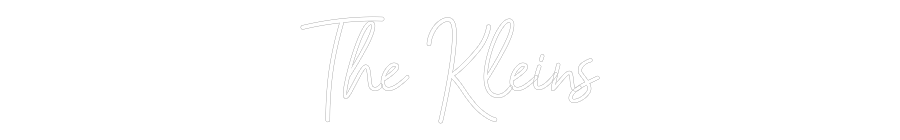 CREATE YOUR OWN WEDDING NEON SIGN The Kleins