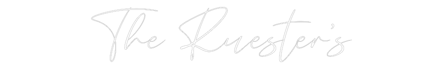 CREATE YOUR OWN WEDDING NEON SIGN The Ruester’s