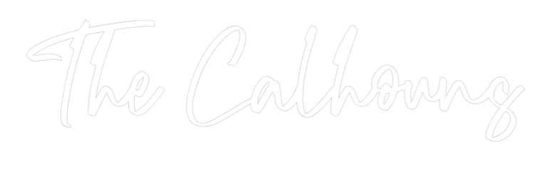 CREATE YOUR OWN WEDDING NEON SIGN The Calhouns