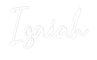 CREATE YOUR OWN WEDDING NEON SIGN Isaiah