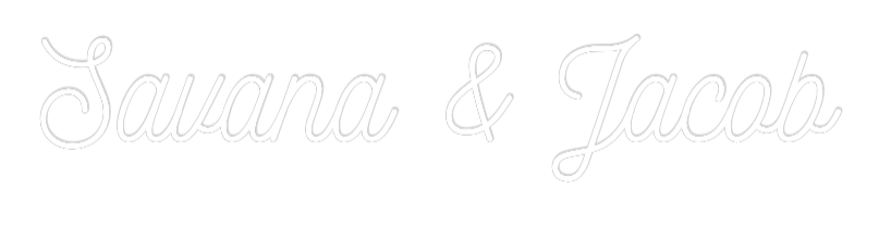 CREATE YOUR OWN WEDDING NEON SIGN Savana & Jacob