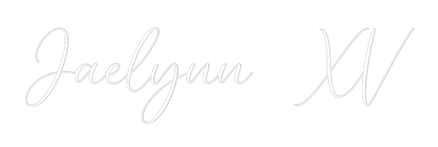 CREATE YOUR OWN WEDDING NEON SIGN Jaelynn XV