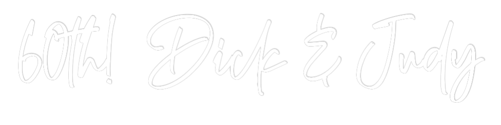 CREATE YOUR OWN WEDDING NEON SIGN 60th! Dick &...