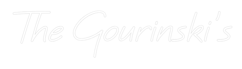 CREATE YOUR OWN WEDDING NEON SIGN The Gourinski's