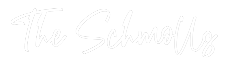 CREATE YOUR OWN WEDDING NEON SIGN The Schmolls