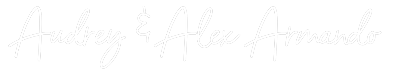 CREATE YOUR OWN WEDDING NEON SIGN Audrey & Alex...