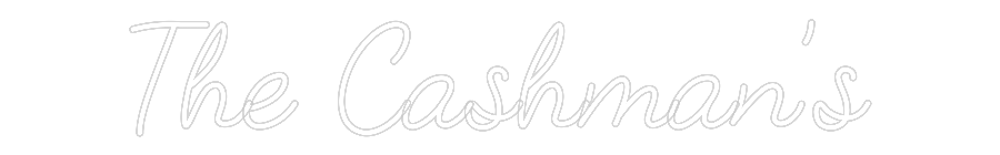 CREATE YOUR OWN WEDDING NEON SIGN The Cashman’s