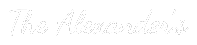 CREATE YOUR OWN WEDDING NEON SIGN The Alexander...