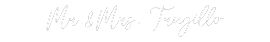 CREATE YOUR OWN WEDDING NEON SIGN Mr.&Mrs. Truj...