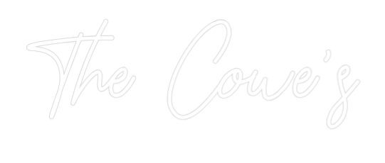 CREATE YOUR OWN WEDDING NEON SIGN The Cowe's