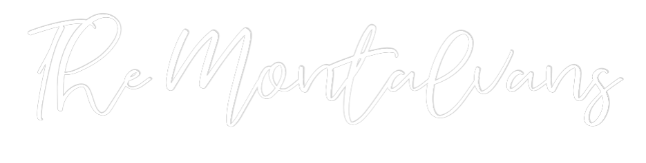 CREATE YOUR OWN WEDDING NEON SIGN The Montalvans