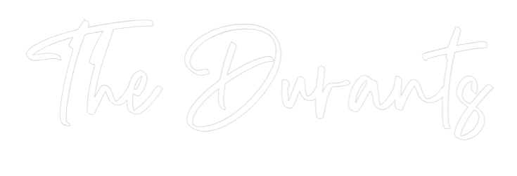 CREATE YOUR OWN WEDDING NEON SIGN The Durants