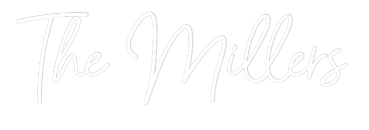 CREATE YOUR OWN WEDDING NEON SIGN The Millers