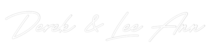 CREATE YOUR OWN WEDDING NEON SIGN Derek & Lee A...