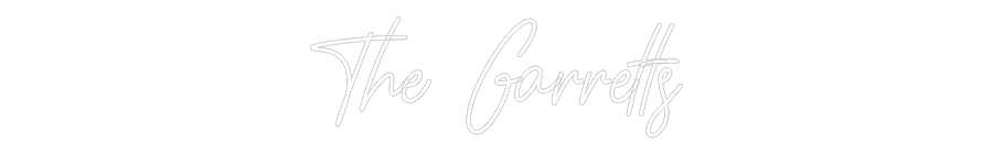 CREATE YOUR OWN WEDDING NEON SIGN The Garretts