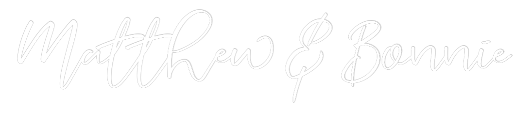 CREATE YOUR OWN WEDDING NEON SIGN Matthew & Bon...