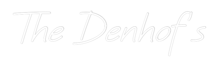 CREATE YOUR OWN WEDDING NEON SIGN The Denhof’s