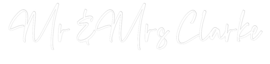 CREATE YOUR OWN WEDDING NEON SIGN Mr &Mrs Clarke