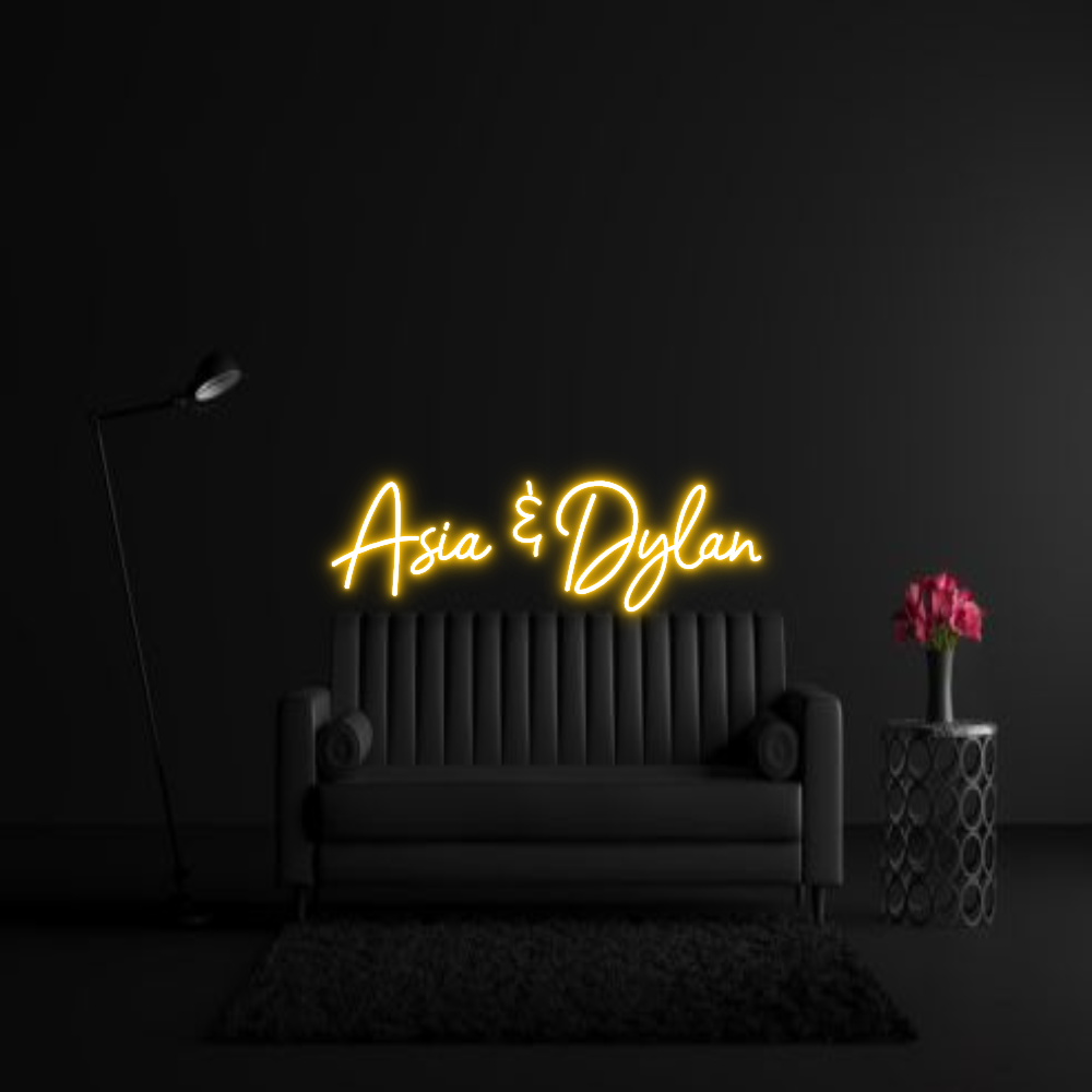 CREATE YOUR OWN WEDDING NEON SIGN Asia & Dylan
