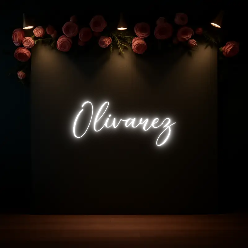CREATE YOUR OWN WEDDING NEON SIGN Olivarez