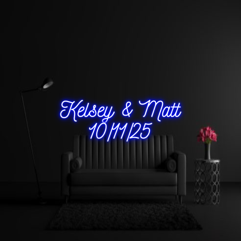 CREATE YOUR OWN WEDDING NEON SIGN Kelsey & Matt...