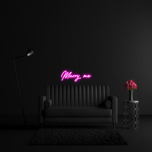 CREATE YOUR OWN WEDDING NEON SIGN Marry me