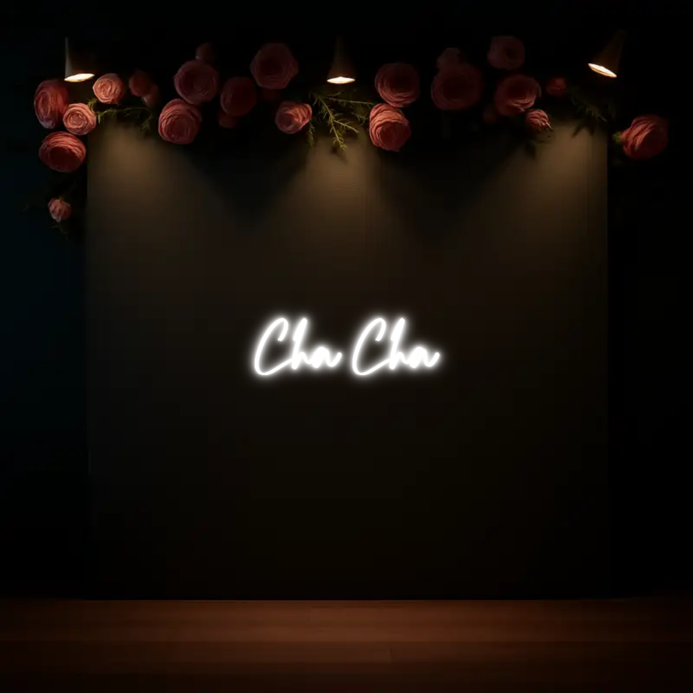 CREATE YOUR OWN WEDDING NEON SIGN Cha Cha