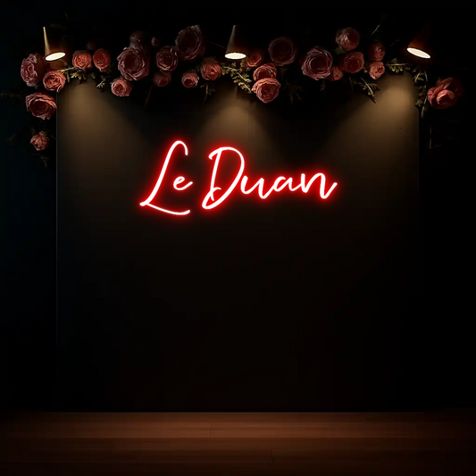 CREATE YOUR OWN WEDDING NEON SIGN Le Duan