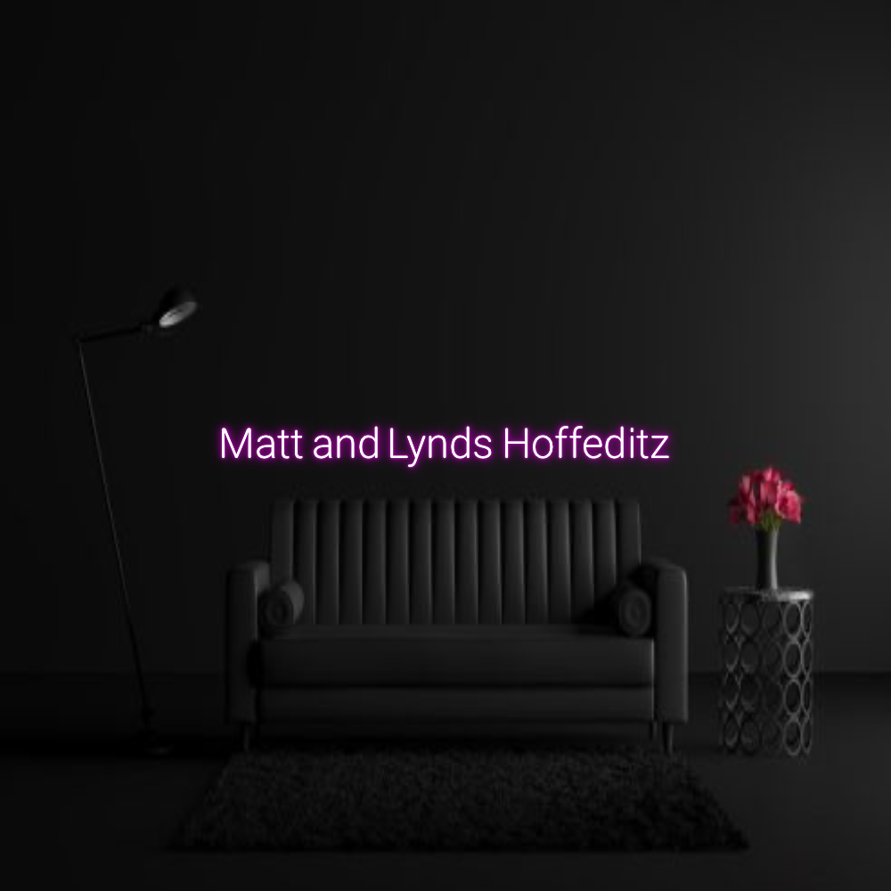 CREATE YOUR OWN WEDDING NEON SIGN Matt and Lynd...
