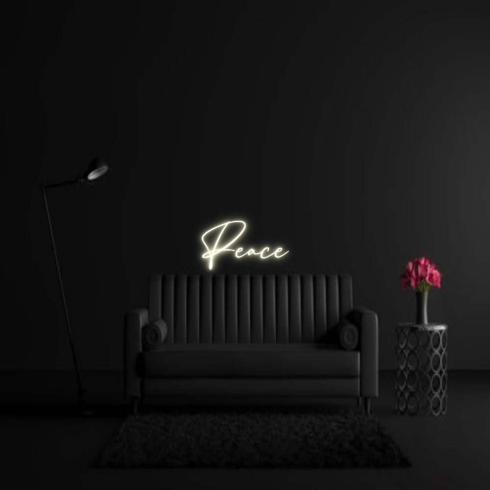 CREATE YOUR OWN WEDDING NEON SIGN Peace