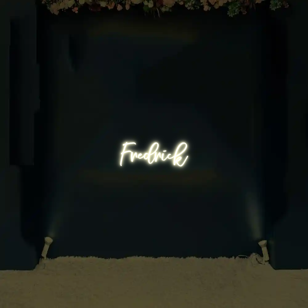 CREATE YOUR OWN WEDDING NEON SIGN Fredrick