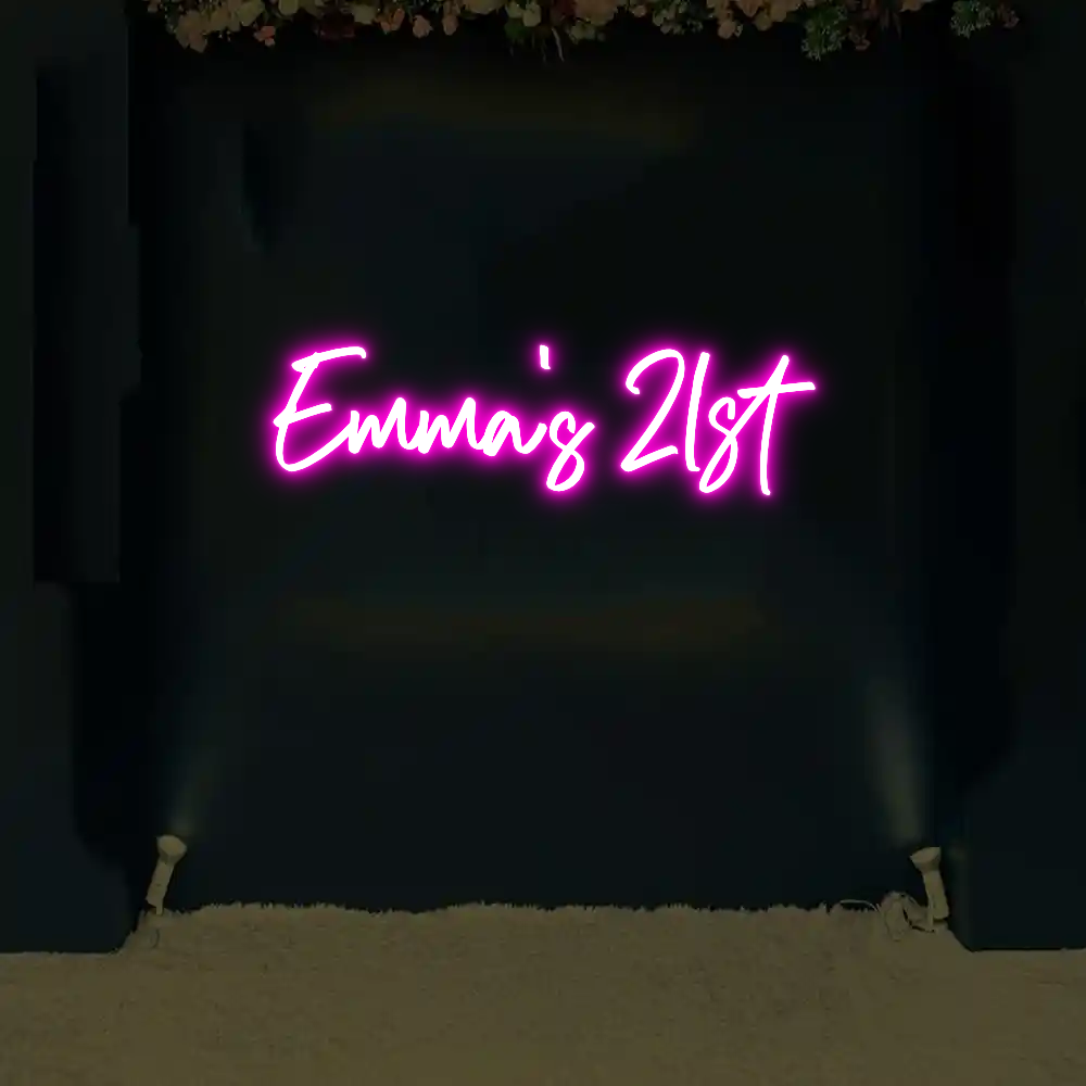 CREATE YOUR OWN WEDDING NEON SIGN Emma's 21st