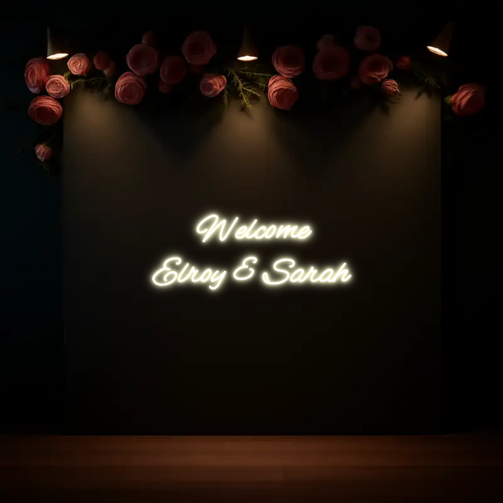 CREATE YOUR OWN WEDDING NEON SIGN Welcome...