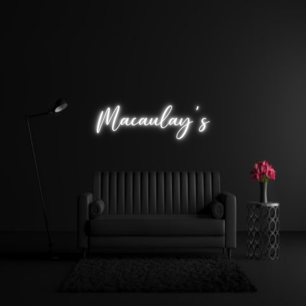 CREATE YOUR OWN WEDDING NEON SIGN Macaulay's