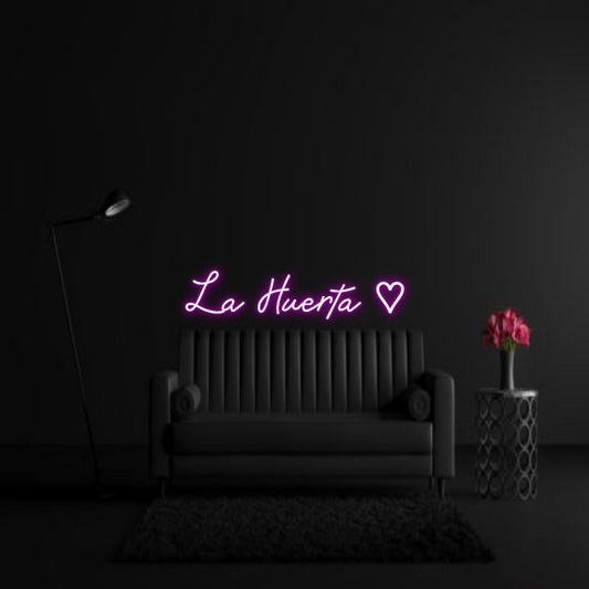 CREATE YOUR OWN WEDDING NEON SIGN La Huerta ♡