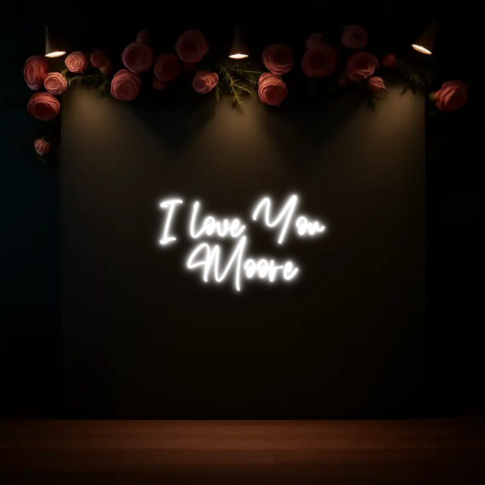 CREATE YOUR OWN WEDDING NEON SIGN I love You
M...