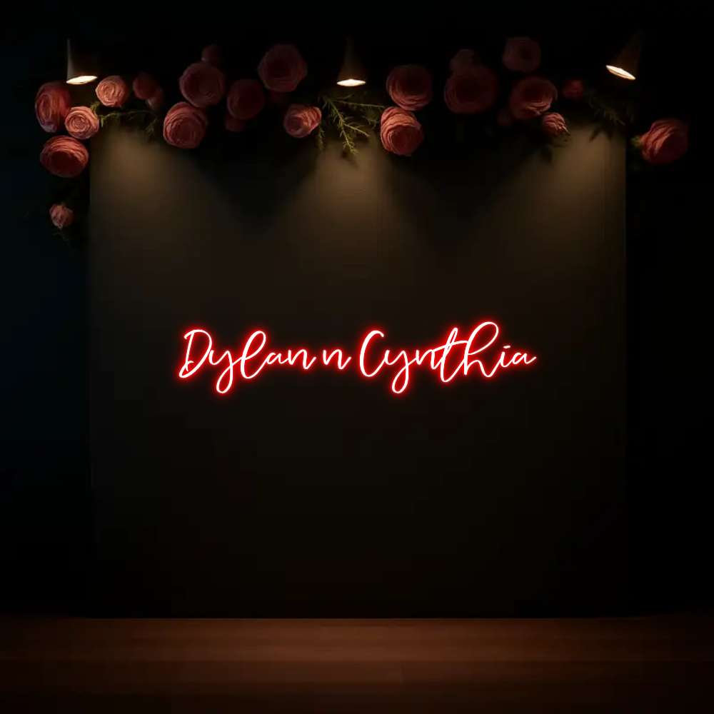 CREATE YOUR OWN WEDDING NEON SIGN Dylan n Cynth...