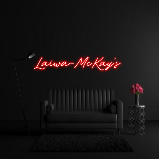 CREATE YOUR OWN WEDDING NEON SIGN Laiwa-McKay’s