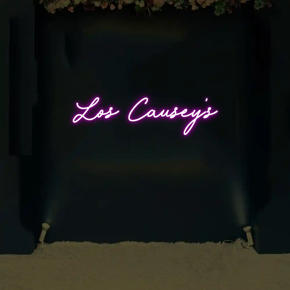 CREATE YOUR OWN WEDDING NEON SIGN Los Causey's