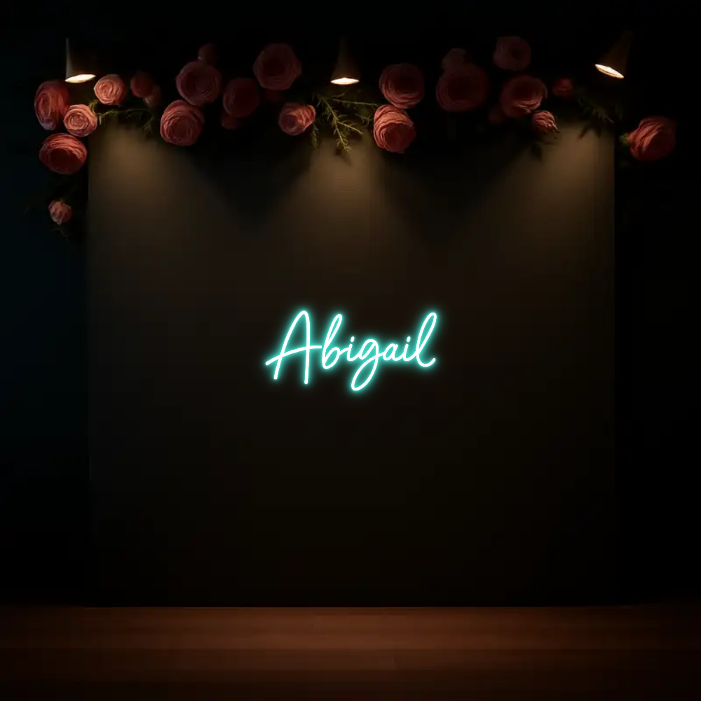 CREATE YOUR OWN WEDDING NEON SIGN Abigail
