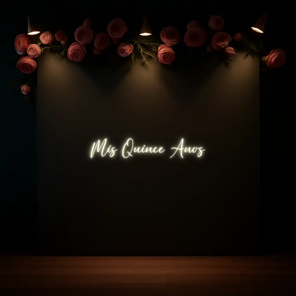CREATE YOUR OWN WEDDING NEON SIGN Mis Quince Anos