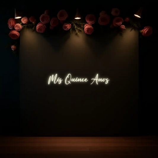 CREATE YOUR OWN WEDDING NEON SIGN Mis Quince Anos