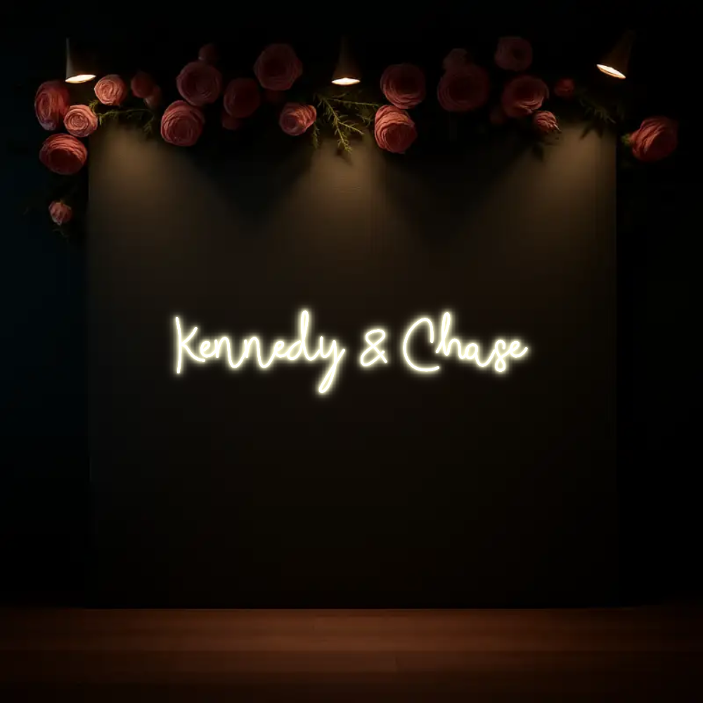 CREATE YOUR OWN WEDDING NEON SIGN Kennedy & Cha...
