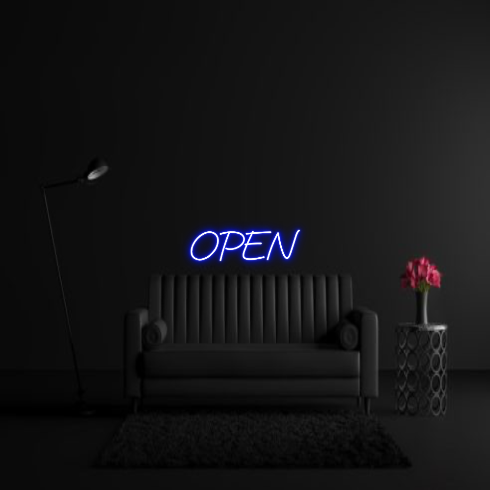 CREATE YOUR OWN WEDDING NEON SIGN OPEN