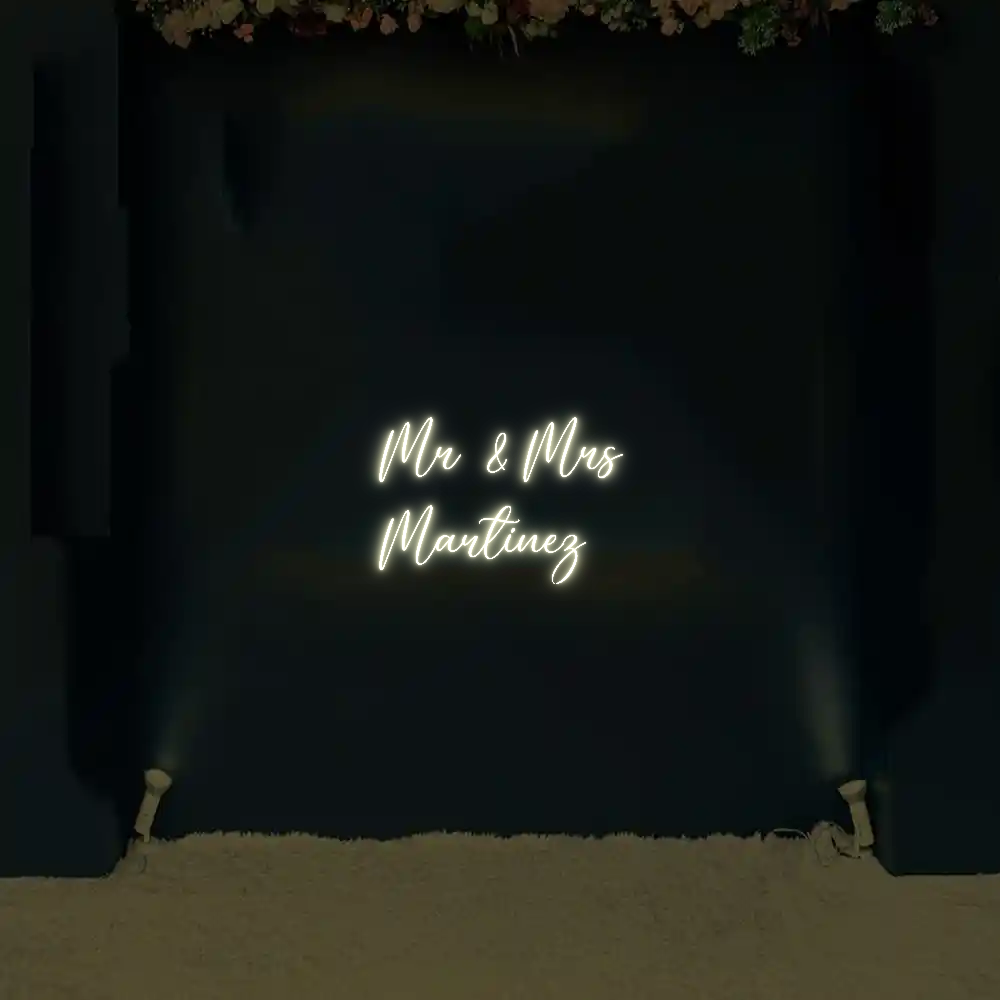 CREATE YOUR OWN WEDDING NEON SIGN Mr & Mrs
Mar...