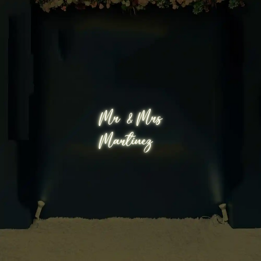 CREATE YOUR OWN WEDDING NEON SIGN Mr & Mrs
Mar...