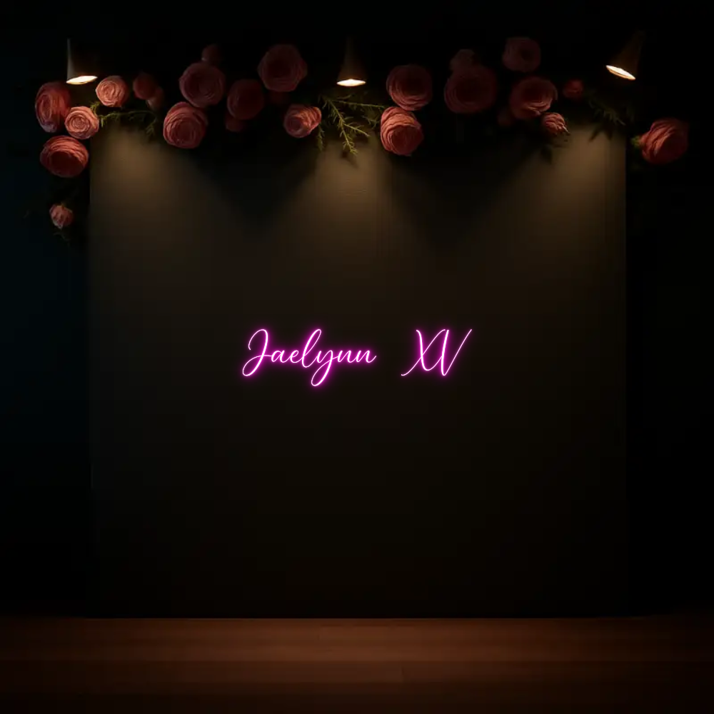 CREATE YOUR OWN WEDDING NEON SIGN Jaelynn XV