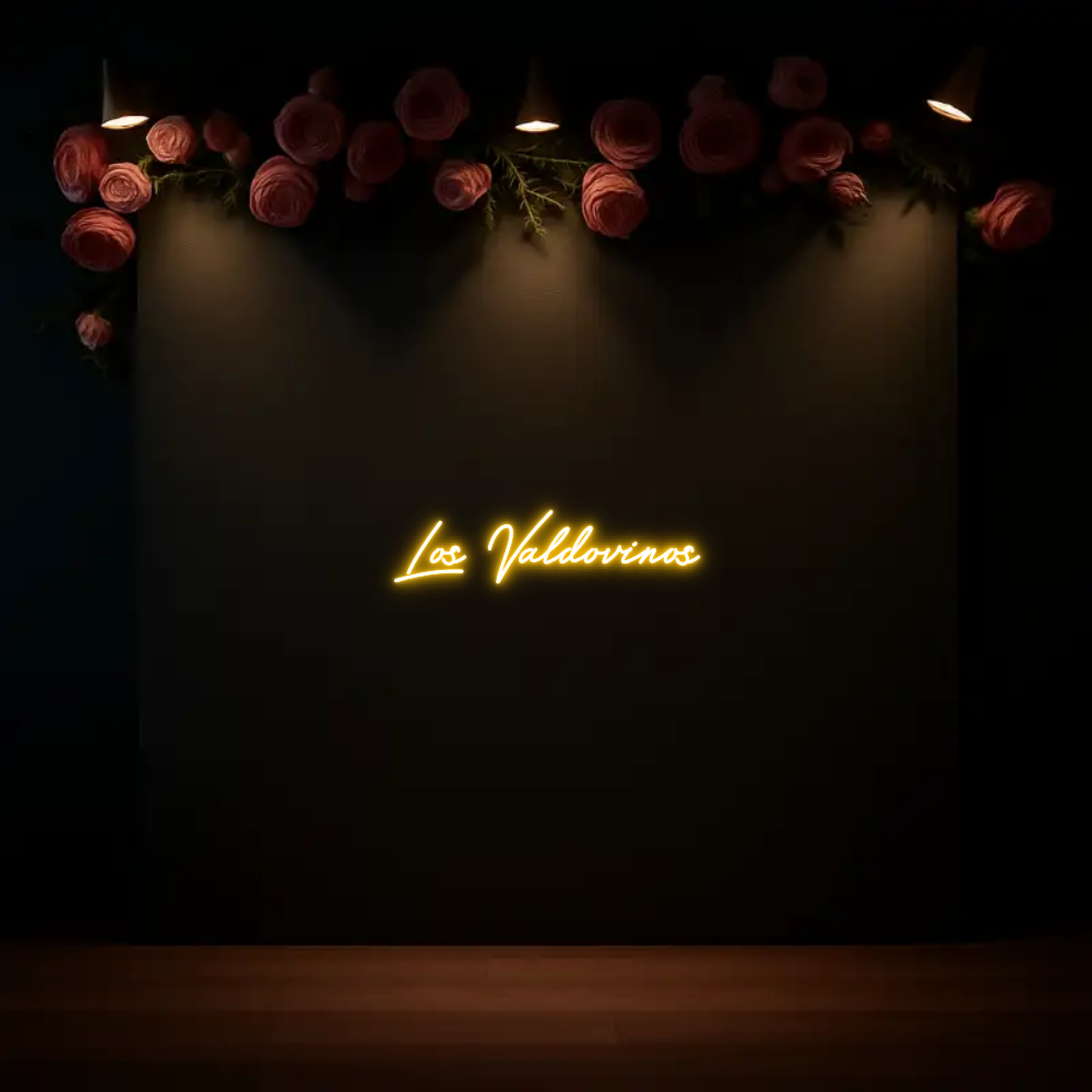 CREATE YOUR OWN WEDDING NEON SIGN Los Valdovinos