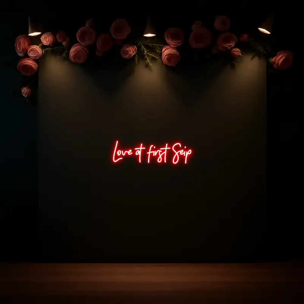 CREATE YOUR OWN WEDDING NEON SIGN Love at first...